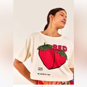 Farm Rio Red Color Therapy Tee